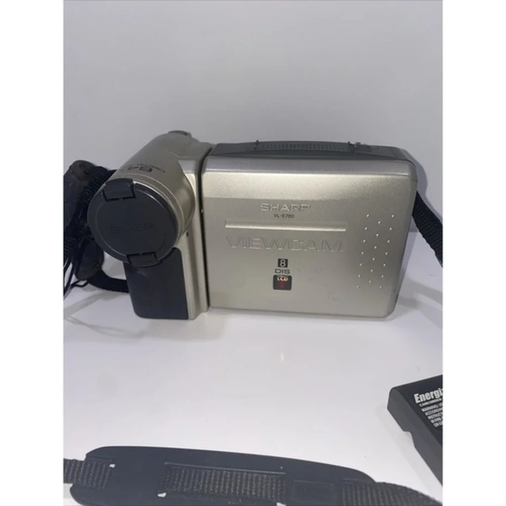 Sharp VL-E780U VIEWCAM Video8 Camcorder‎ + Charger 1 BATTERY! UNTESTED!!!